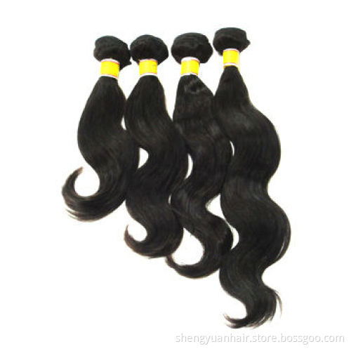 Hot good-quality Brazilian virgin hair weaves, unprocessed, tangle-free, no shed, body wave